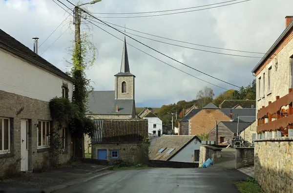 The hamlet of Gendron (municipality of Houyet, province of Namur, Belgium)