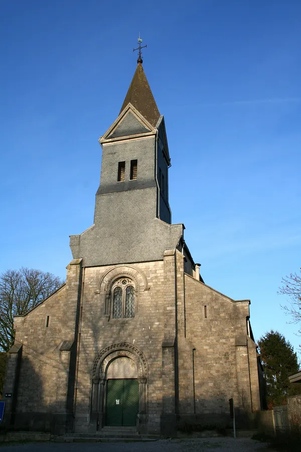 Maffe (Belgium), the Léger church (1873-1874).