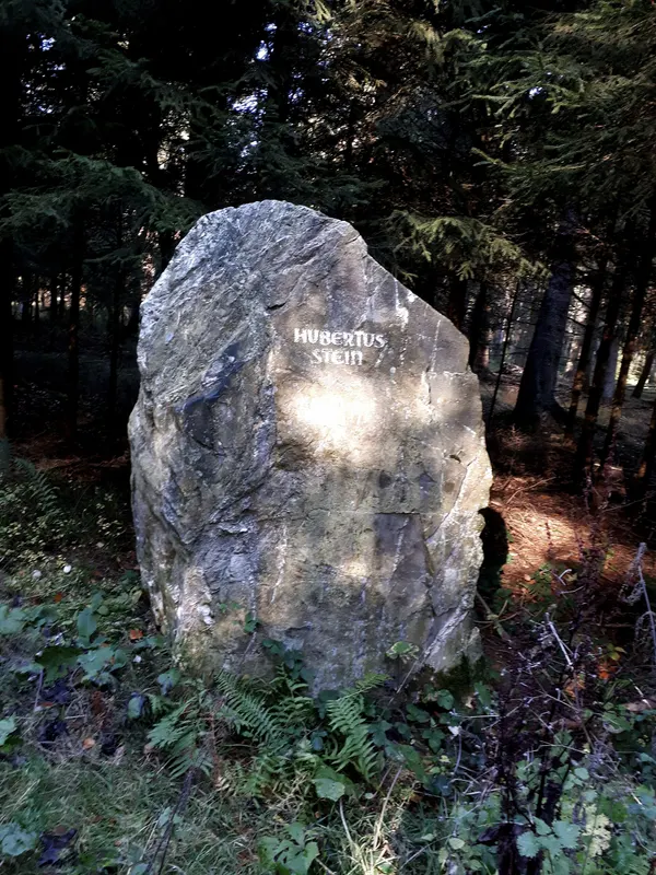 Findling "Hubertusstein", nördlich Lammersdorfer Venn bei Roetgen